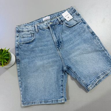 JEANS SHORTS BERSHKA - BLUE