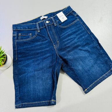 JEANS SHORTS BERSHKA - BLUE BLACK