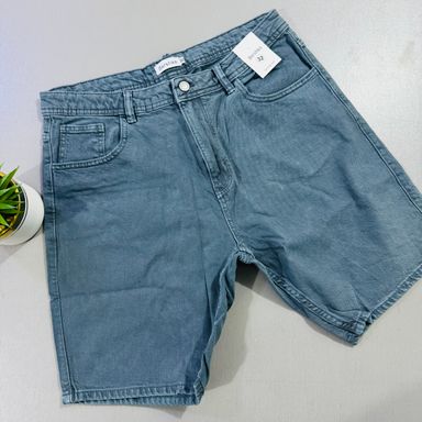 JEANS SHORTS BERSHKA - NAVY BLUE