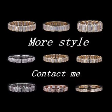 DE Classic Niche Trendy Fashion Stainless Steel 18K Gold Plating PVD Non-Tarnish Zircon Watch Band Heart Ring for Women
