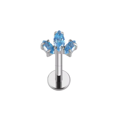 Labret marquise azul