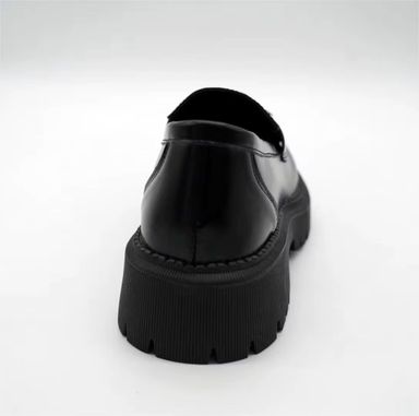 Classic Comfort Slip-On Women Shoes: Elegant and Practical PU Leather Office Shoes