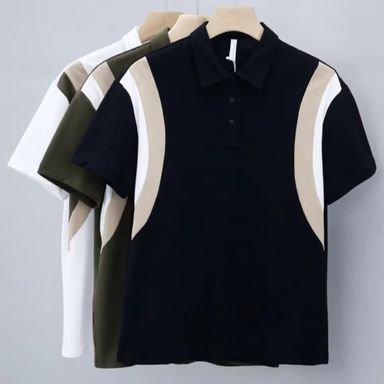 Wholesale of Men's 2024 New Business Polo Shirts Polo T-shirts and Short Sleeves