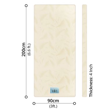 EON - FOAM MATTRESS - SINGLE 4 INCH (3 x 6.6)