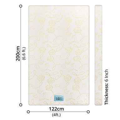 EON - FIRM FOAM MATTRESS - DOUBLE 6 INCH (4 x 6.6)