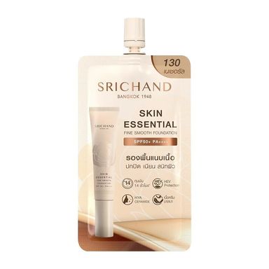 Srichand Skin Essential Fine Smooth Foundation - Shade 130 (1 box = 6 sachets)