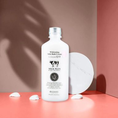 Scentio Milk Plus Whitening Milk Bath Cream (450ml)