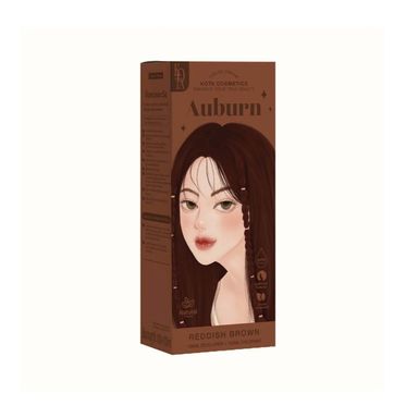 Kota Hair Dye Permanent Colorant (200ml) - Auburn (Red Brown)