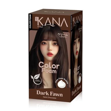 KAKANA Hair Color Foam - Dark Fawn Dark Chocolate