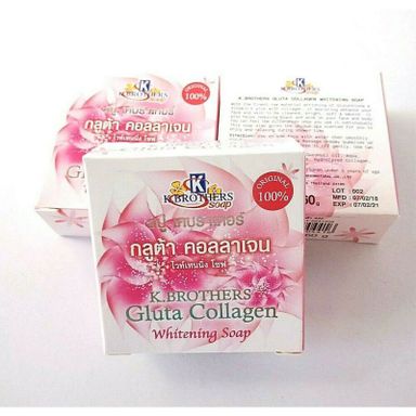 K Brother Gluta Collagen Whitening Soap (Pack of 12)