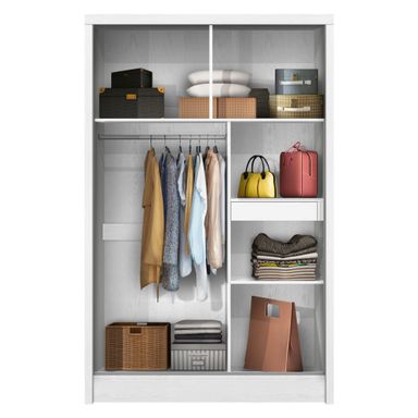 FG 2 DOOR WARDROBE SLIDING WITH MIRROR
