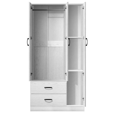 FG 3 DOORS WARDROBE + 2 DRAWERS + MIRROR