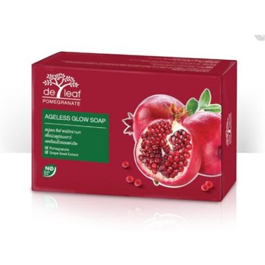 De Leaf Ageless Glow Soap Pomegranate (100g)
