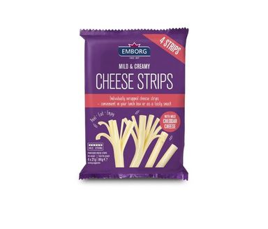 Emborg Cheese Strips 84g