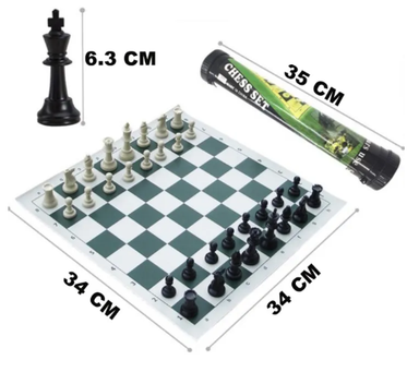 Chinese Chess Board Original Plastic Chess Set Cone with Shoulder Straps Travel