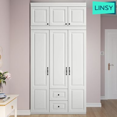 LINDSY 3D WARDROBE WITH TOP CABINET