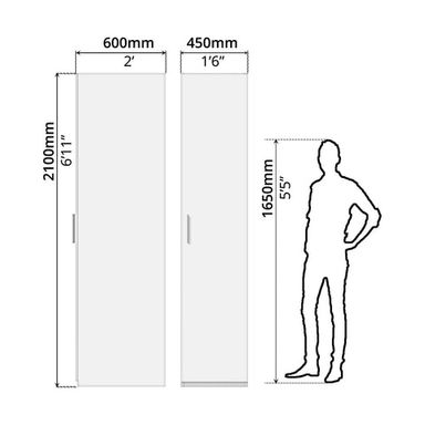 ZBOM (RIGHT MODULAR) SINGLE DOOR 