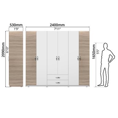 ADORE 6 DOORS WITH 2 DRAWERS