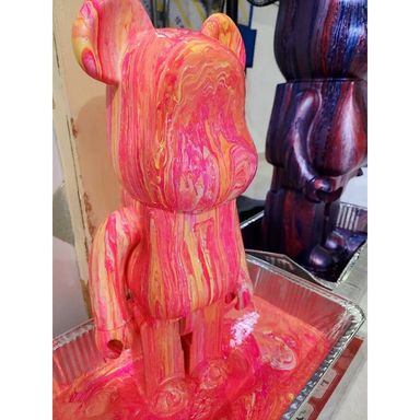 53cm DIY Pour Art Bearbricks Inspired (Large)