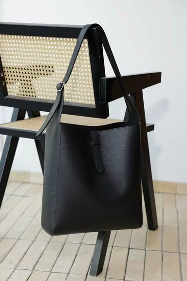  TR Tote Bag Calf Leather Self-manufactured