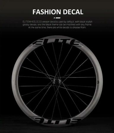 Elitewheels ENT-Disc 2.0 50 | 28 Carbon Wheelset