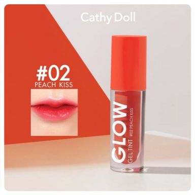 Cathy Doll Glow Gel Lip Tint 4.2g - Shade 02 Peach Kiss