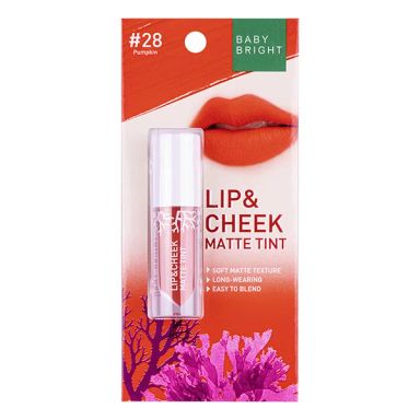 Baby Bright Lip & Cheek Matte Lipstick (2.4g) - #28 Pumpkin