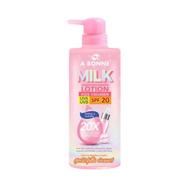 A Bonne Niacinamide Essence Lotion (500ml) - Milk Plus 20x Collagen Tripeptide SPF 20