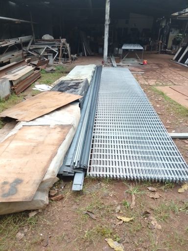 Grating Galvanis 3/16" x 1"x 90cm x 6.00m