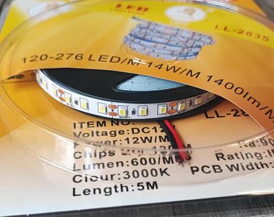 EJC 5m 600 x 2835 Led Chip Non-Weatherproof LED Light Strip Kit - Modern and Energy-efficient Lighting Solution (10007073)