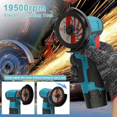 Jiageng JG20375060 Handheld Angle Cordless Angle Grinder 12V 4500mah Battery (10007093)