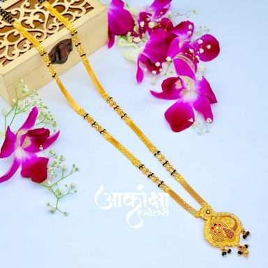 1 Gram Gold Mangalsutra - Design 5
