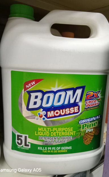 Boom Mousse Liquid Detergent 5lt