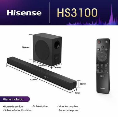  Barre de son Hisense HS3100 – 480 W