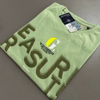 FOUR SQUARES T-SHIRTS - MINT GREEN