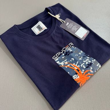 FOUR SQUARES T-SHIRTS - BLUE BLACK