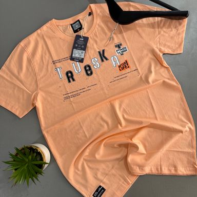 FOUR SQUARES T-SHIRTS - LIGHT ORANGE