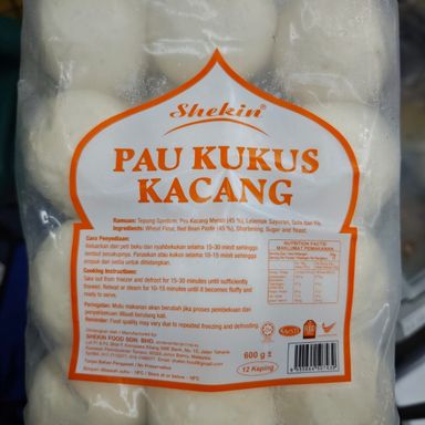 SHEKIN PAU KUKUS KACANG 600GM 12PS