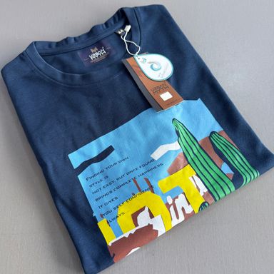 URBAN MYTH T-SHIRT -  BLUE BLACK