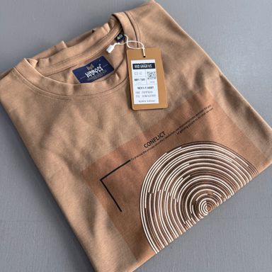 Urban Myth Printed Shirt- BROWN 01