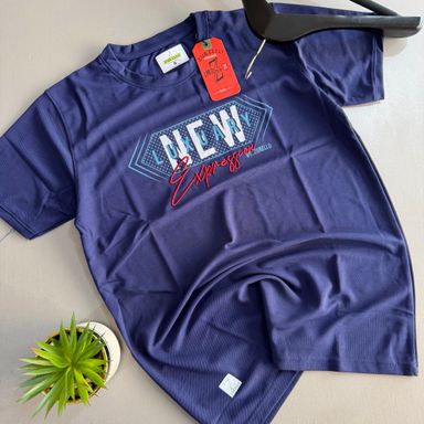 ZURELLO PRINTED T-SHIRT-BLUE BLACK