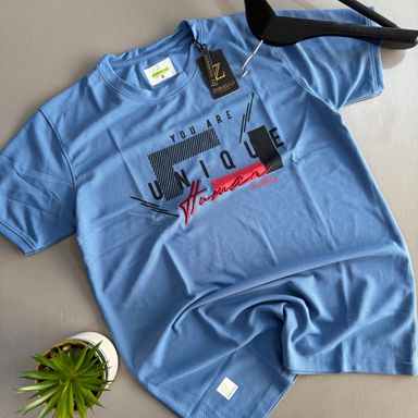 ZURELLO PRINTED T-SHIRT - BLUE
