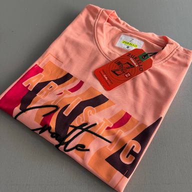 Zurello Printed T-Shirts- LIGHT ORANGE