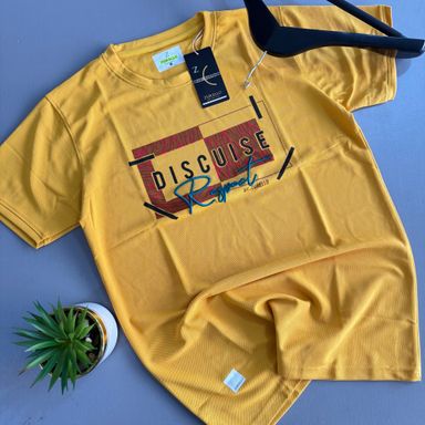 ZURELLO PRINTED T-SHIRT - YELLOW