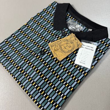 BAEFICKER PATTERNED POLO SHIRT -  GREEN 03