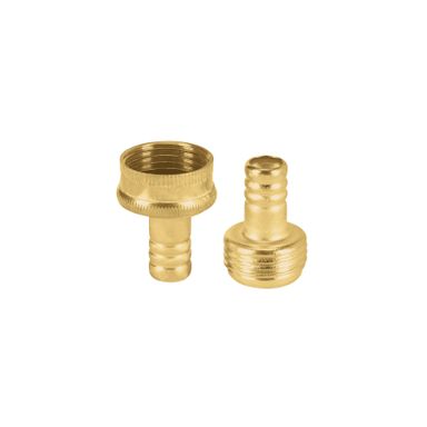 Juego conectores 1/2' macho/hembra de latón laminado, Pretul