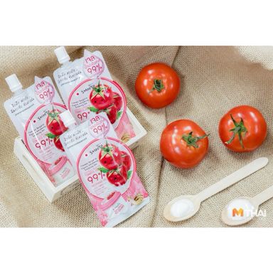 Smooto Soothing And Moisture Tomato Juice Soothing Gel 99% (1 Box = 6 sachets)