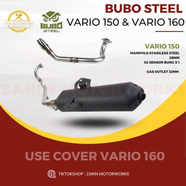 VARIO 150 / VARIO 160 BACK PRESSURE BUBO STEEL