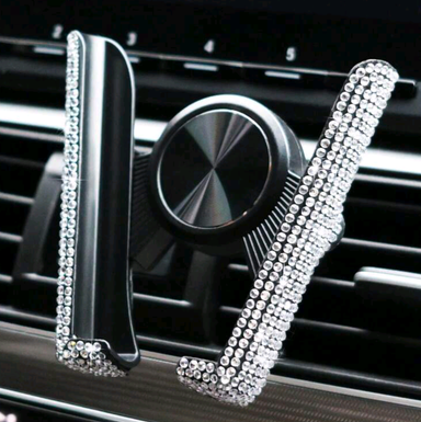 Shiny Car Phone Holder - Diamonds.
