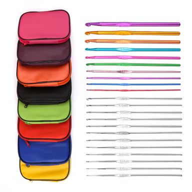 Yarn Crochet Knitting Needles Set Aluminium Knitting Needles